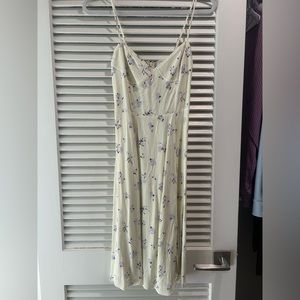 Aritzia Sundeh yellow, midi dress